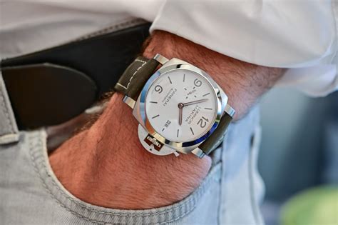 panerai 44mm on wrist|panerai 44mm luminor marina.